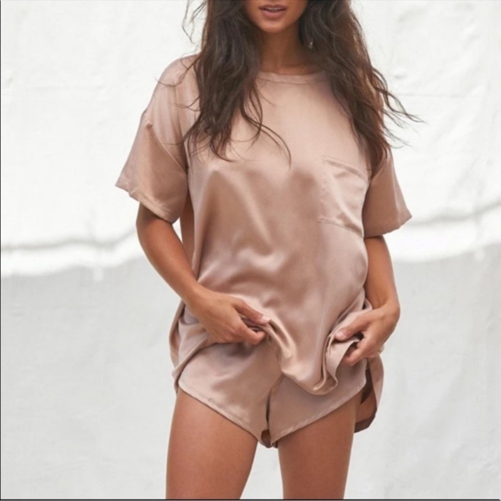 Lunya Silk Washable Sleep Tee